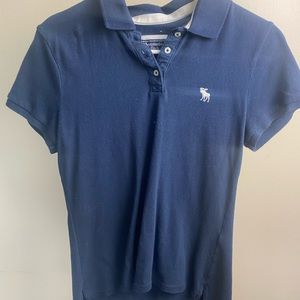 Abercrombie & Fitch Polo Shirt Navy